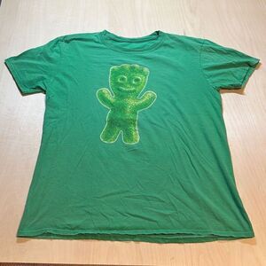 Sour‎ Patch Kids Promo Team Green Men's Size Large Short Sleeve T-Shirt